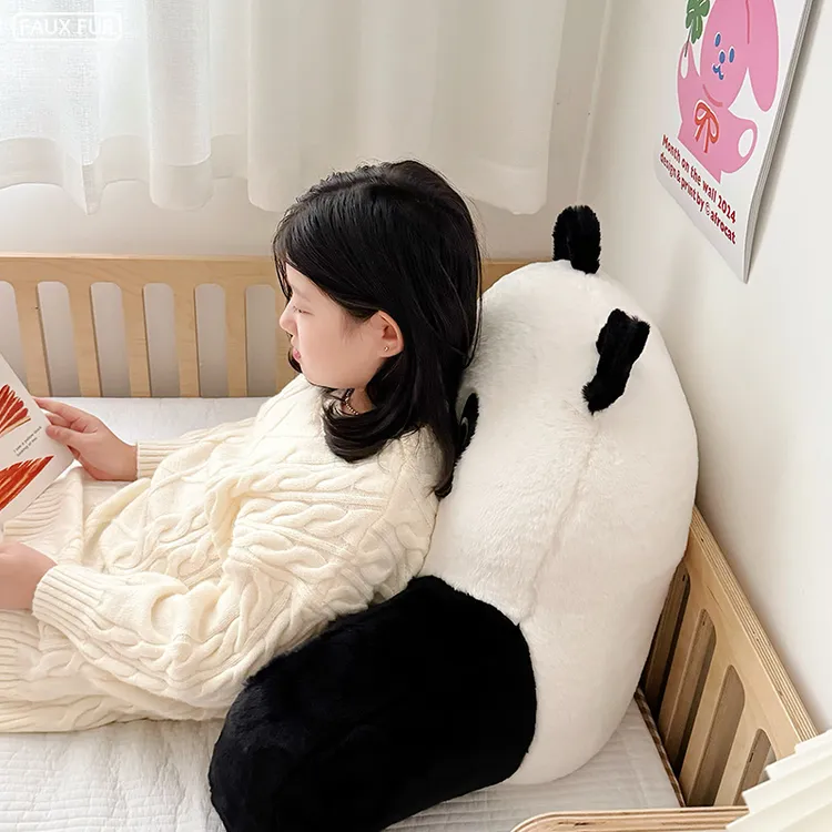 简逛玩偶靠枕床头软包大靠背飘窗靠垫腰部支撑居家沙发四季靠背垫