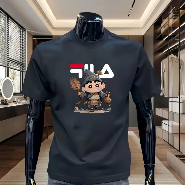 【专柜品质】轻奢夏季新款男士ins短袖t恤时尚半袖潮流圆领大码上衣