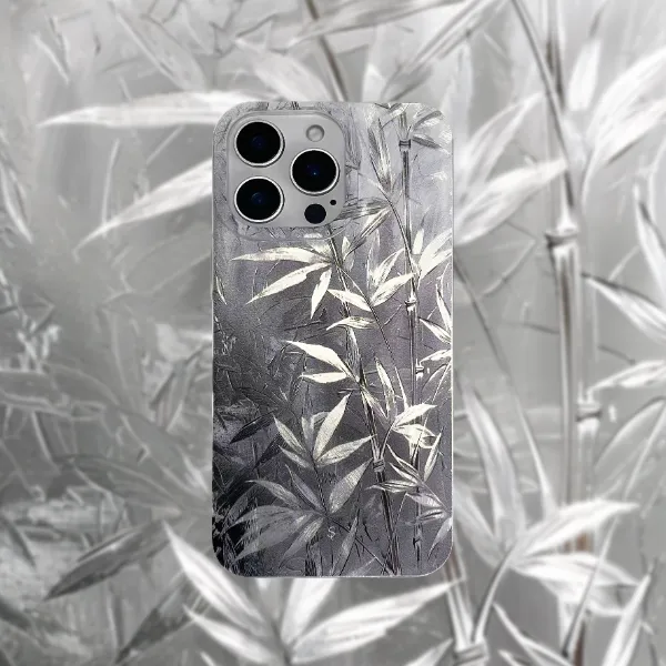 风动墨竹·适用苹果16pro小米15iphone16华为mate70高级感手机壳