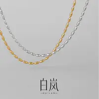 坠链均925银 白岚橄榄链新款S925银项链叠戴时尚轻奢毛衣链LL047