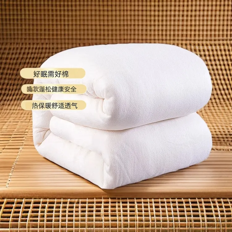 新疆棉被棉花被长绒棉之乡直发冬被单人被被子褥子床垫鱼鳞网纱H