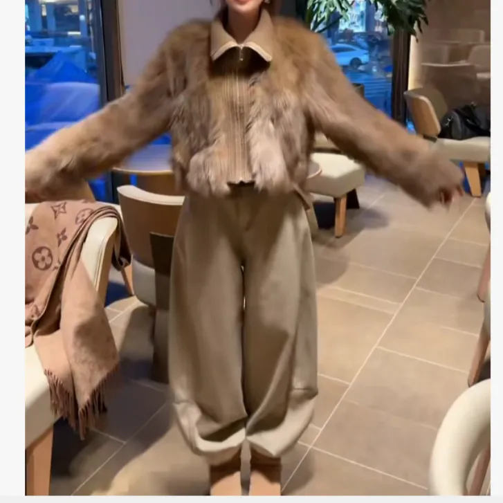 2025冬季新款潮流韩版爆款网红外套裤子百搭淘ZA1