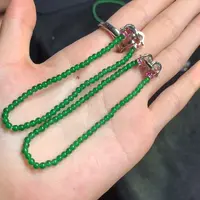 【明星同款】【逍遥】天然A货翡翠圆珠手链*222/307/多样性发/1件