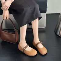 软底仙女风洋气平底单鞋6908