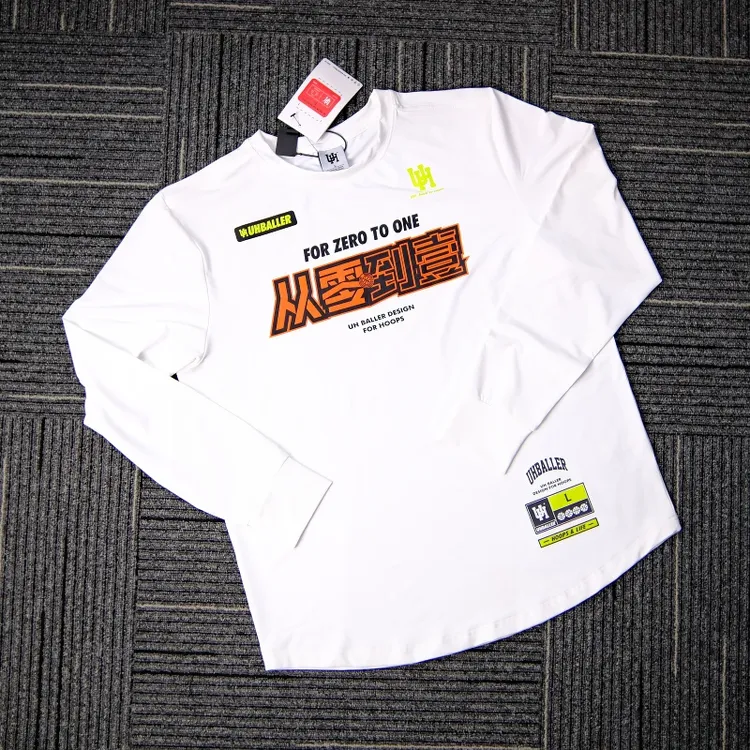 UH BALLER长袖篮球比赛定制美式投篮服体育生跑步健身运动速干T恤