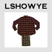 LSHOWYE｜对格磨毛阔版衬衣 C9115