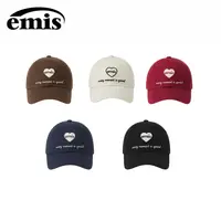 emis帽子心形徽章棒球帽爱心帽明星同款鸭舌帽软【HB】
