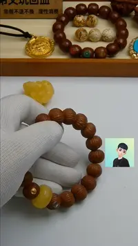 猴头核桃吊坠猴头手串