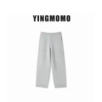 【YINGMOMO】影哥「老钱裤」舒适老钱风超模型格廓羊毛形针织裤Y7656