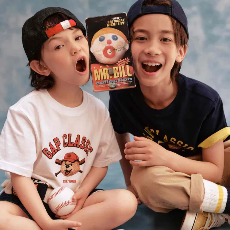【大小童同款】Gap男童2025款logo767143/782713/767133夏日穿搭