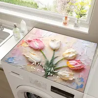 A035【60*60cm】硅藻泥入户门垫喜庆玄关厨房浴室防滑免洗地毯