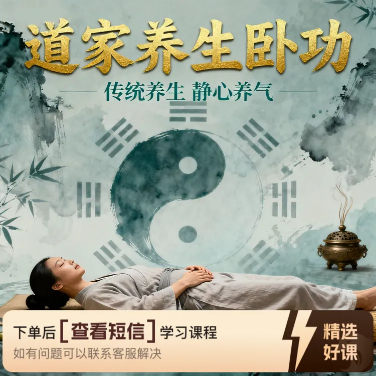 道家养生卧功合集（留意短信解锁课程）