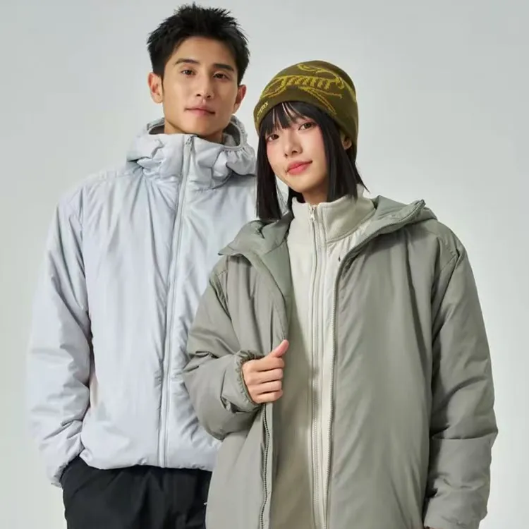 A童木时尚加厚保暖棉服男女新款秋冬潮流连帽棉服情侣棉服