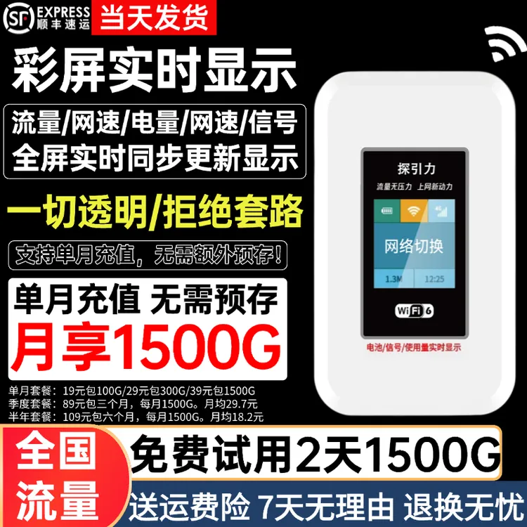 2025新款随身wifi6无线网络宿舍车载电脑上网路由器官方正品swq
