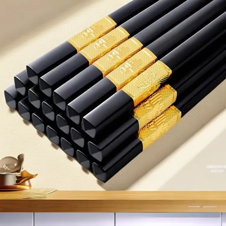 20双耐高温不发霉筷子高级感筷子家庭一人一筷家用级酒店餐具公筷