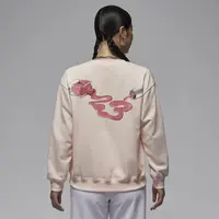 【会员专享】NIKE官方耐克乔丹女子运动衫春季新款圆领卫衣HV9371