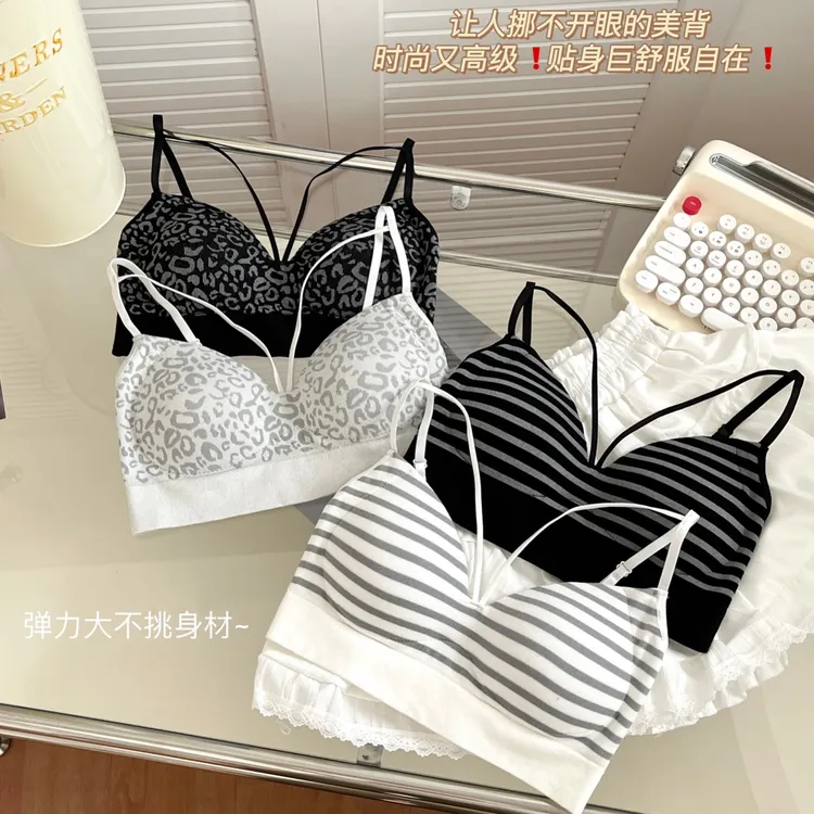 港味纯欲打底吊带背心女内搭抹胸带胸垫美背性感内衣辣妹外穿上衣