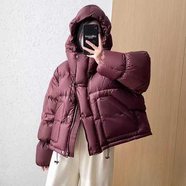 533羽绒服ED32YRO533G紫色剪标出货