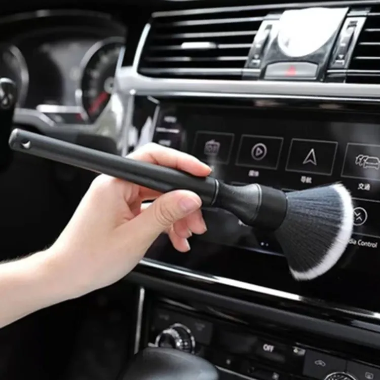 汽车内饰清洗工具空调出风口清洁刷洗车用软毛刷车内缝隙除尘刷子