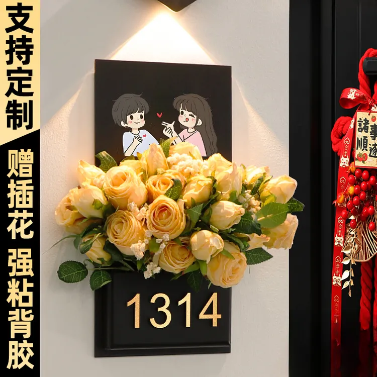 门牌号牌2025新款高档大气家用门牌挂牌创意门口装饰门牌号码牌