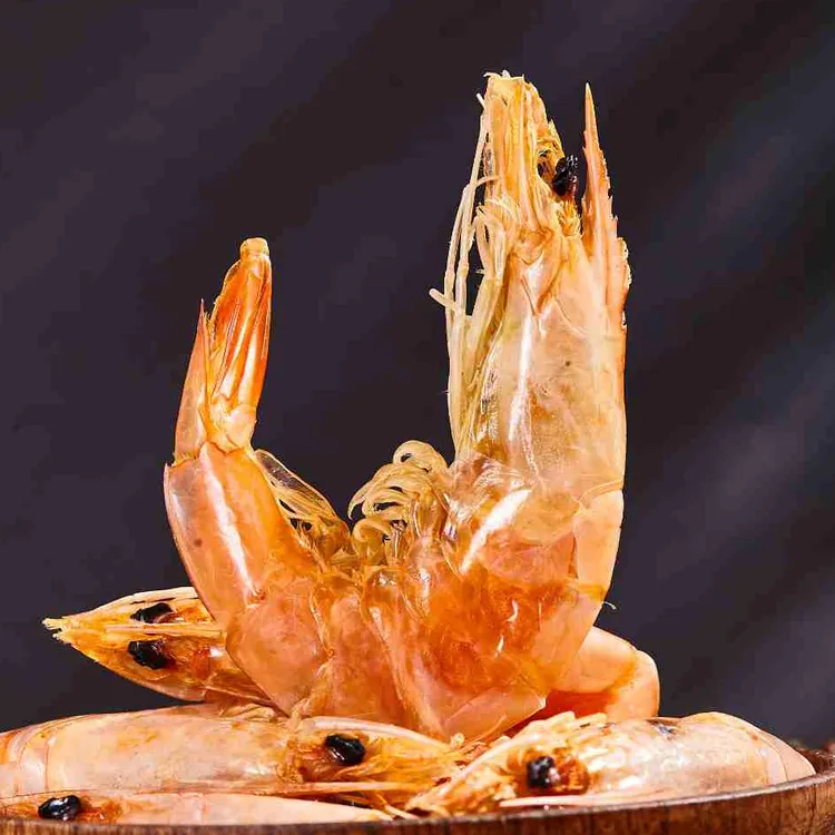 【峰旭生鲜】渤海即食烤虾干 25年头茬盐田虾 开袋即食 九成干 冷冻