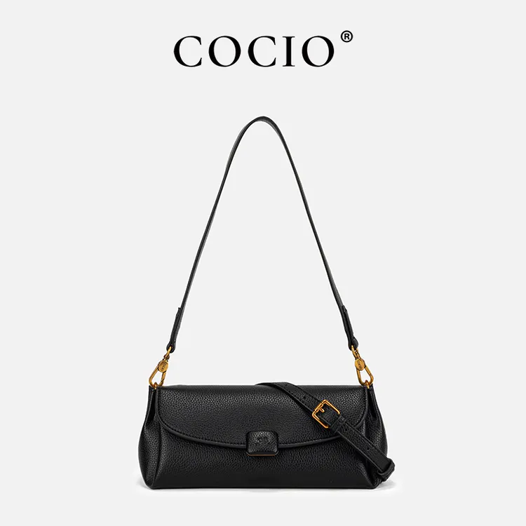 COCIO品牌2025新款夏季高级轻奢小众百搭手提腋下包单肩女包CC160