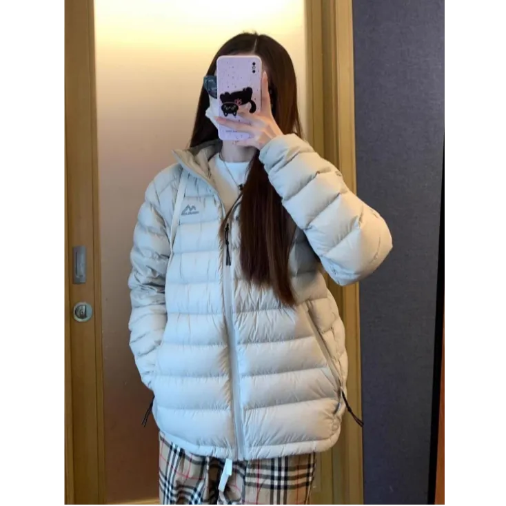冬季排骨时尚小个子棉服新款轻薄款保暖棉袄超轻连帽J