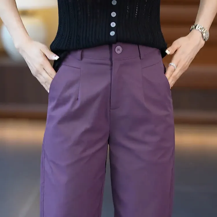 时尚哈伦裤女2025夏季显瘦高腰休闲百搭外穿宽松女士薄款韩版