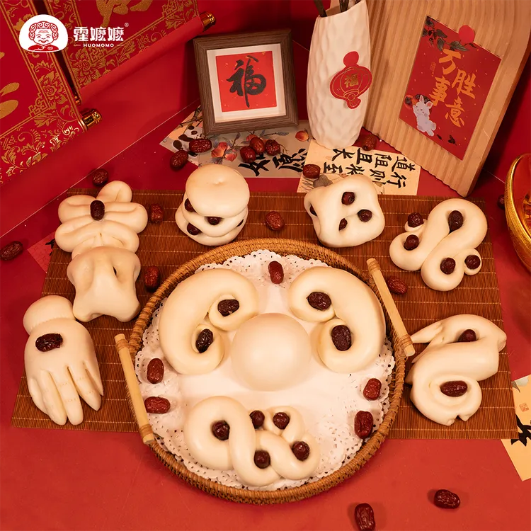 霍嬷嬷霍州年馍大礼包山西适合送礼家庭分享纯手工馍加热即食