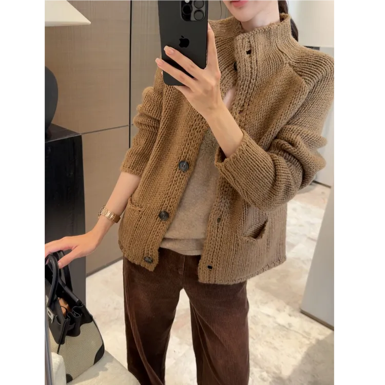秋季搭配一整套韩系穿搭女百搭针织衫休闲阔腿裤子显瘦减龄套装女