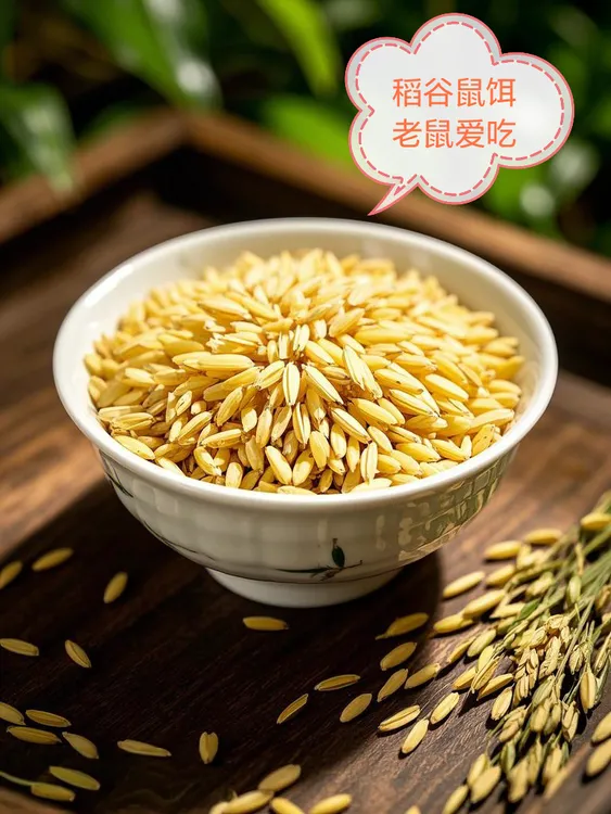 家用卧室稻谷老鼠饵老鼠引诱卫生颗粒草本室内老鼠最爱吃的诱饵