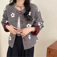 秋冬季新款洋气时尚小香风加厚短款休闲女士外套9869#