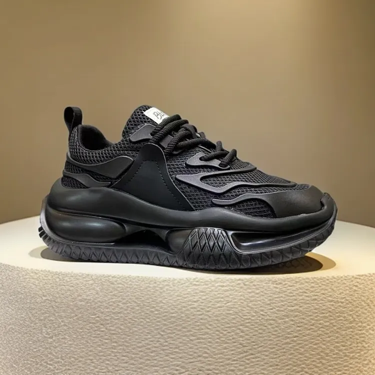 老爹鞋圆头增高厚底时尚休闲鞋运动鞋春夏鞋子秋季百搭时尚小众