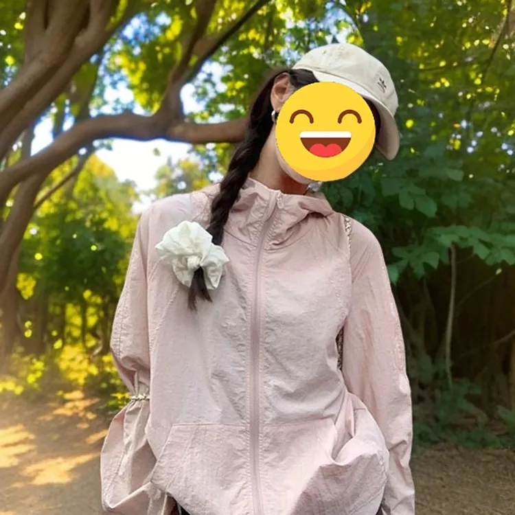 爆款薄款防晒外套女夏季新款防晒衣小个子冲锋衣宽松上衣短款时尚