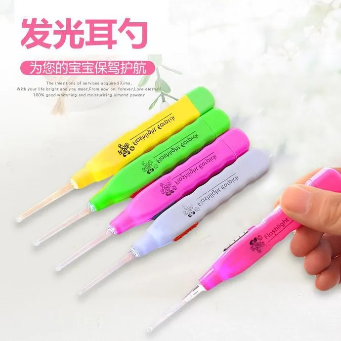 挖耳勺卡通掏耳勺发光耳挖勺清洁采耳工具可视耳勺挖耳勺神器带灯