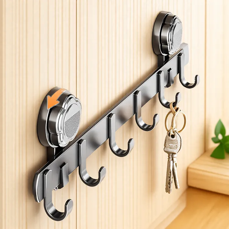 吸盘门后挂钩强力粘胶免打孔强力承重置物架钩子入户门挂衣和面盆