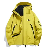 6联名款冲锋外套男秋季新款防水防风工装夹克连帽户外登山服潮牌
