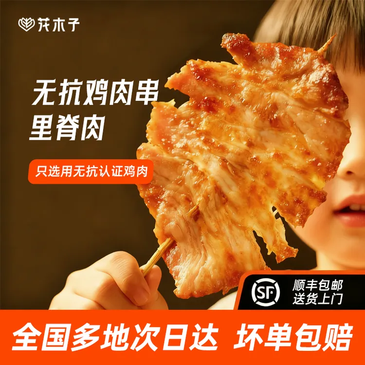 花木子无抗鸡肉串（奥尔良风味）320g