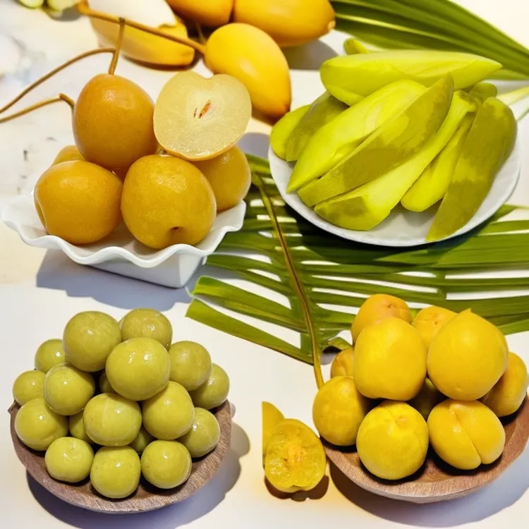 潮汕甘草水果泡鸟梨泡李子芒果条泡毛桃酸甜回甘甘草泡制混拼袋装