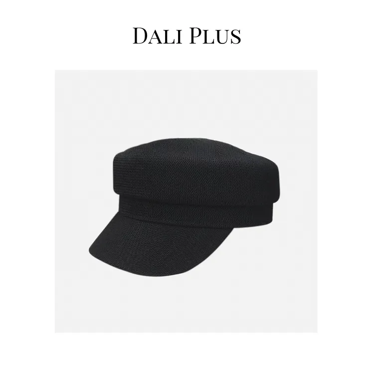 DALI PLUS潮流平顶鸭舌帽 纯色百搭显脸小 贝雷帽-DALI-MZ016