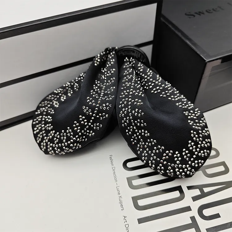 新款轻奢气质水钻三角抓夹后脑勺盘发夹鲨鱼夹显发量发饰品发卡