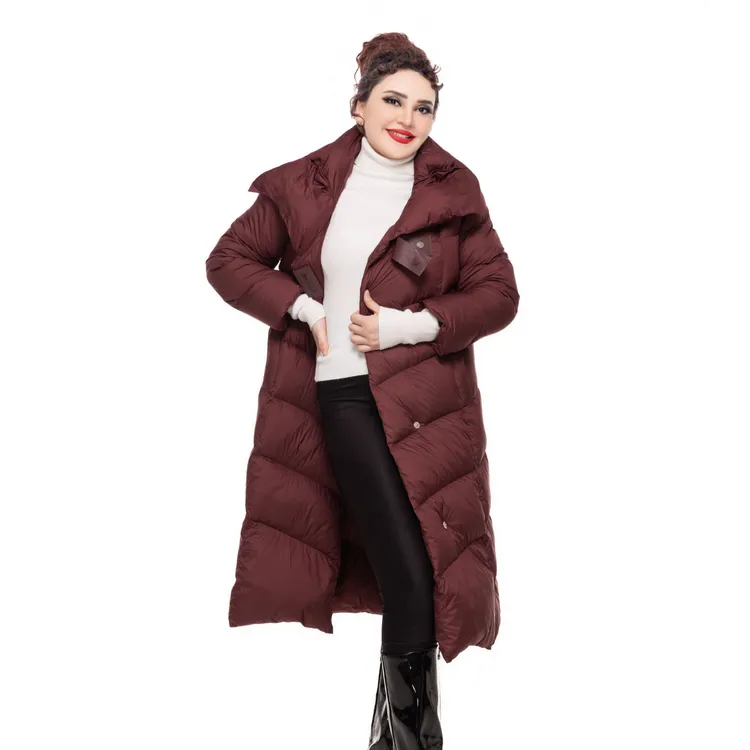 【UMIDA】2025新款磁吸扣款秋冬保暖长款外套