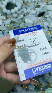 【闪购商品】翡翠颈饰未镶嵌天然A货翡翠