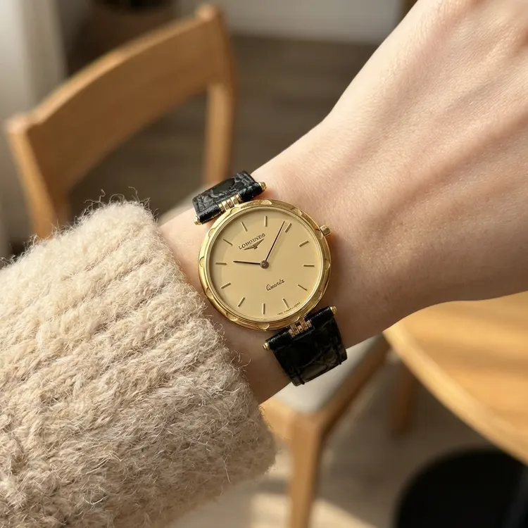 95新 Longines/浪琴 浪琴薄款气质轻奢时尚复古经典中古腕表手表商品图