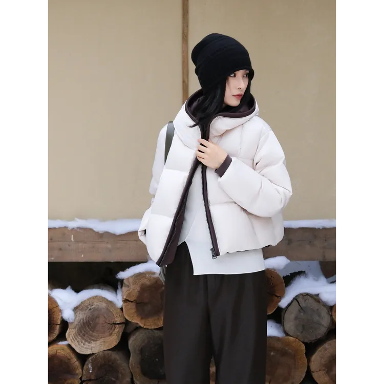 【JIEJI ZHANG】高级定制秋季时尚百搭鹅绒服351043