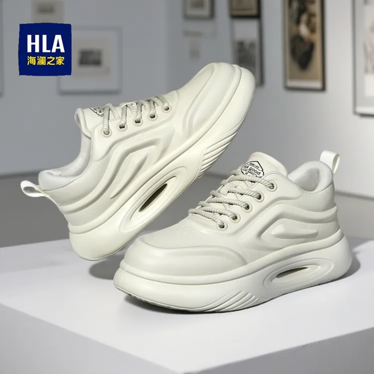 HLA/海澜之家男鞋冬季加绒保暖棉鞋【虫洞科技】小白鞋运动鞋休闲鞋