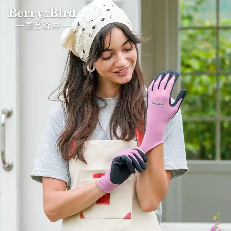 Berry&Bird园艺手套夏季防滑耐磨透气种花防护手套花艺手套商品图