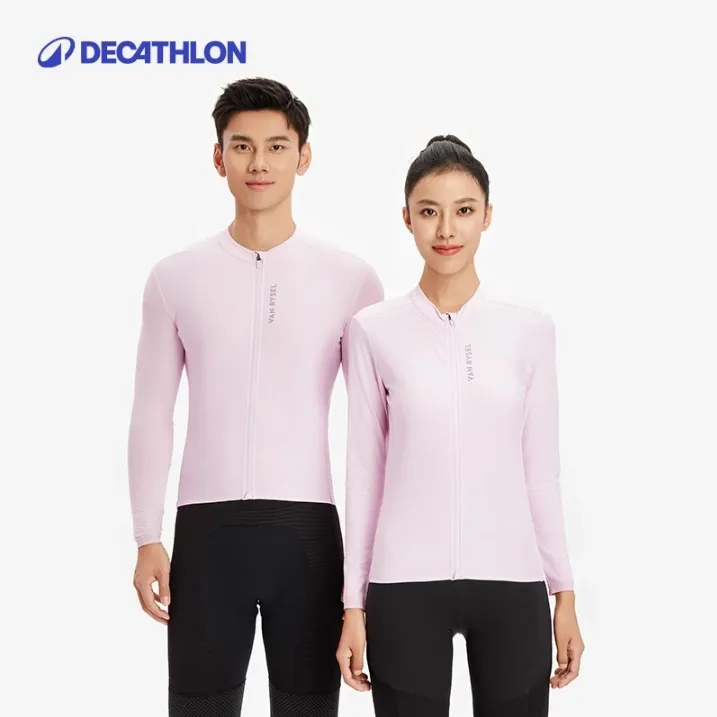 迪卡侬第二代RCR长袖骑行服加绒男女款秋冬季公路车骑行服347689