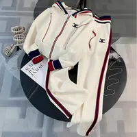 休闲运动服套装女2025春秋新款刺绣卫衣直筒裤洋气减龄两件套9018