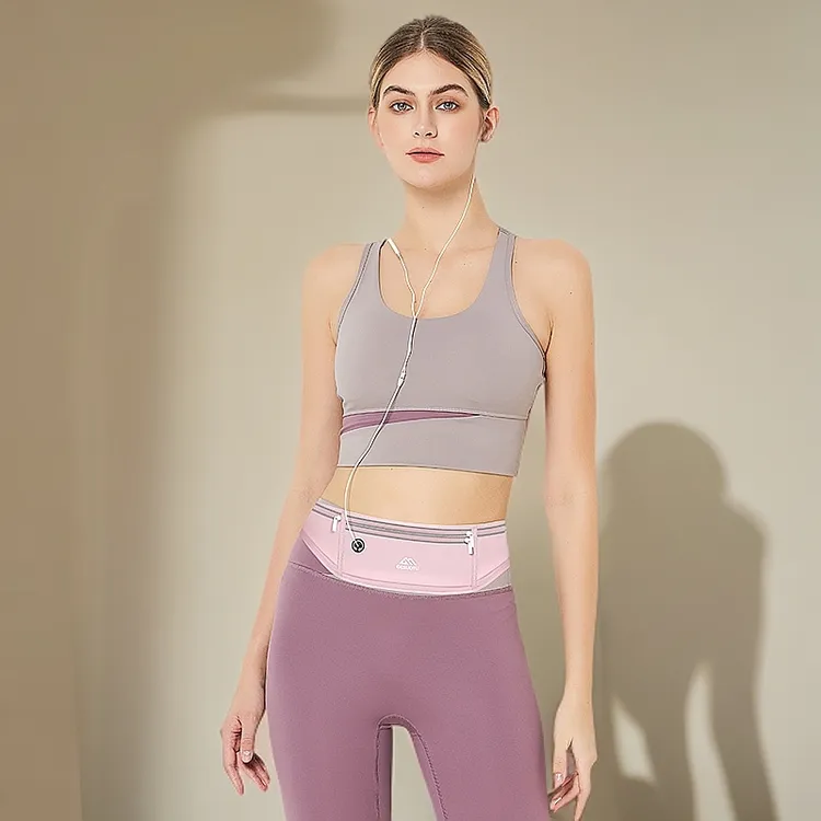 跑步手机包户外休闲防水高能感薄款便携贴身手机时尚腰包